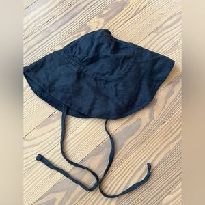 Briar Sun Floppy Linen Baby Bonnet